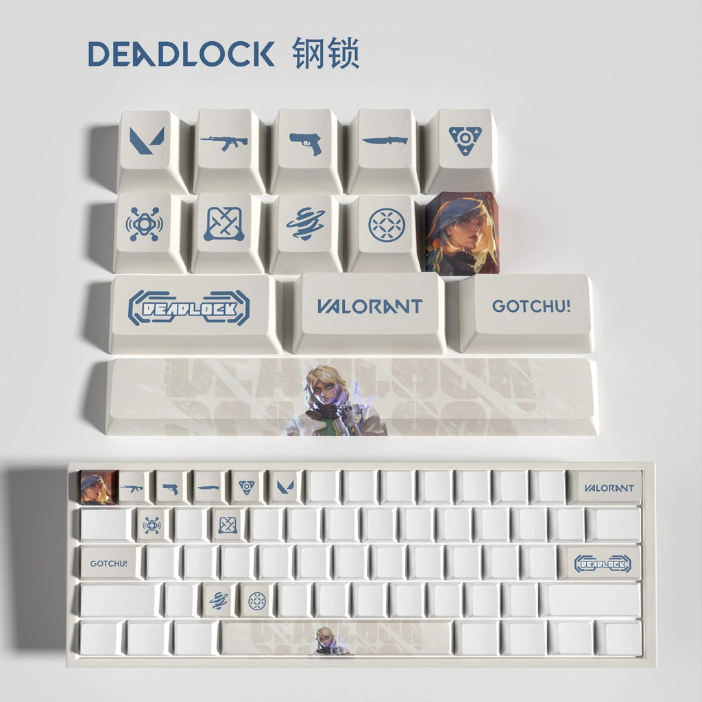 Sova New design Valorant keycaps  OEM Profile 14keys MINI SET PBT dye sub keycaps