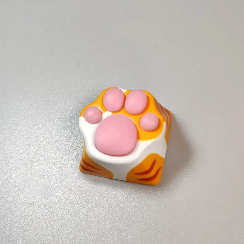 Cat Paws Keycaps For Mechanical Keyboard Animation Metal Custom Keycap Buttons Key Cap For Cherry Mx Switch Artisan keycaps