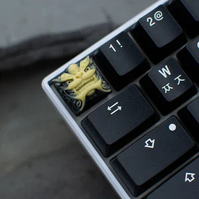 1pc handmade resin keycap for MX switches mechanical keyboard individuality Shishi keycap