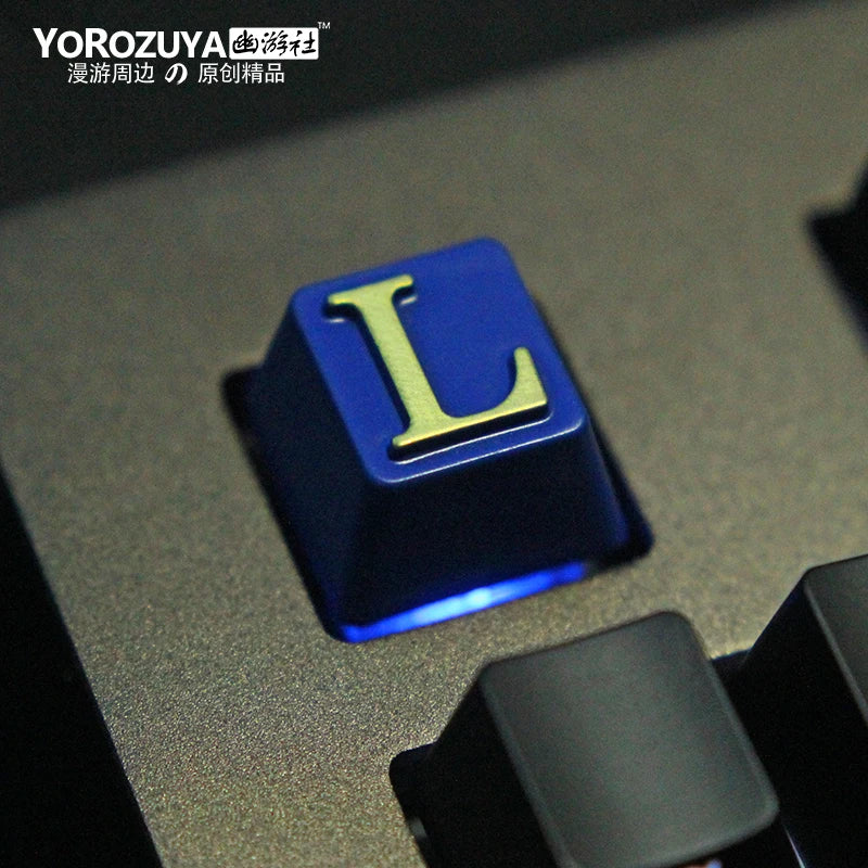 1pc Zinc Aluminium Alloy Key Cap Mechanical Keyboard keycap for CSGO OW Dota 2 PUBG WOW LOL R4 Height Stereoscopic relief