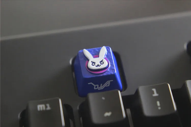 1pc Zinc Aluminium Alloy Key Cap Mechanical Keyboard keycap for CSGO OW Dota 2 PUBG WOW LOL R4 Height Stereoscopic relief