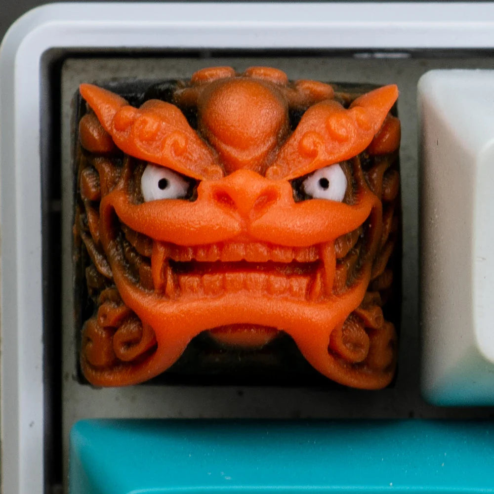 1pc handmade resin key cap for MX switch mechanical keyboard Owl multi-color personalized resin keycaps color can be customized