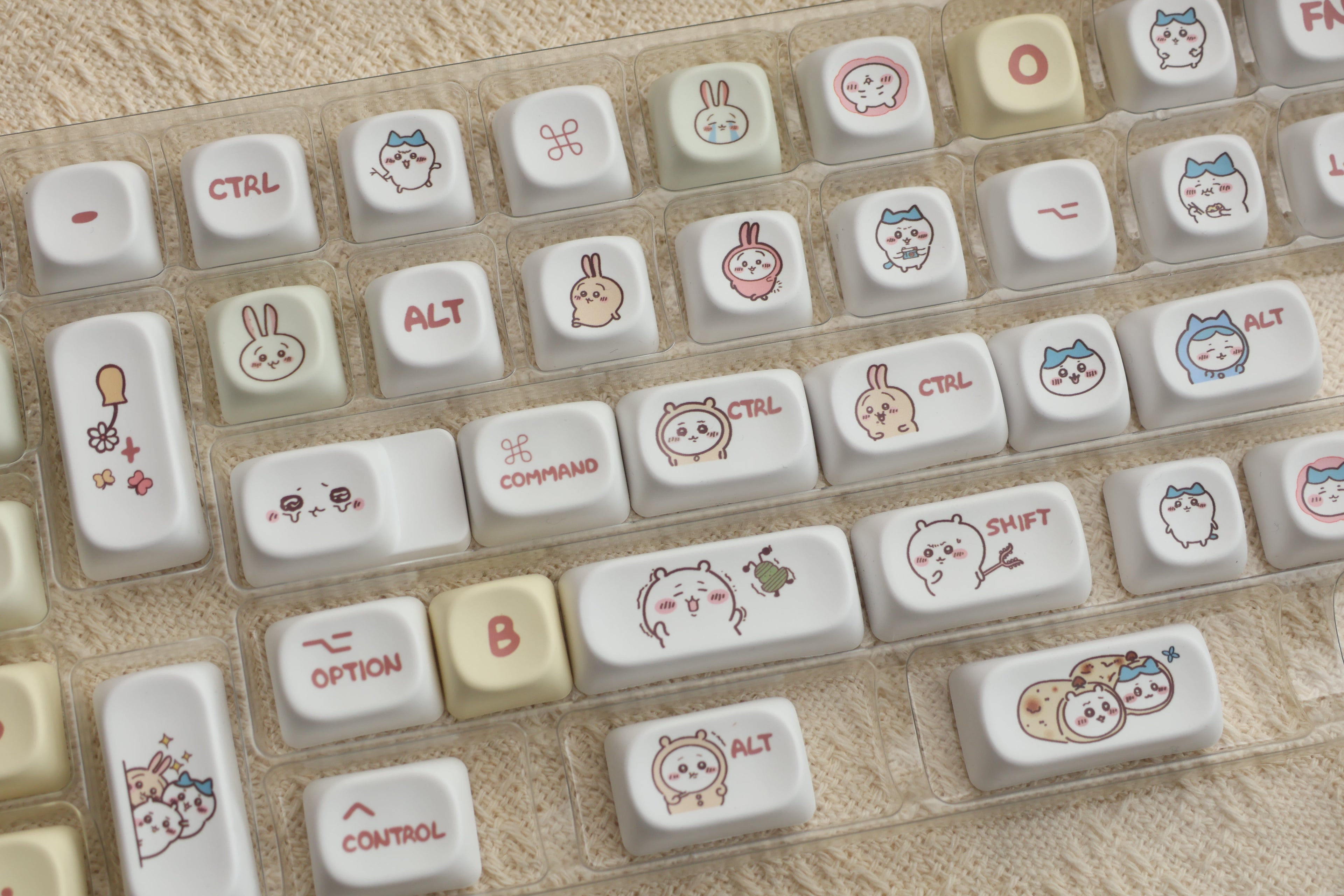 144 Keys/set Kohachi Keycaps MOA Profile GMK PBT Cute Anime Keycaps for Mechanical Keyboard Dye Sublimation Gaming Keycap
