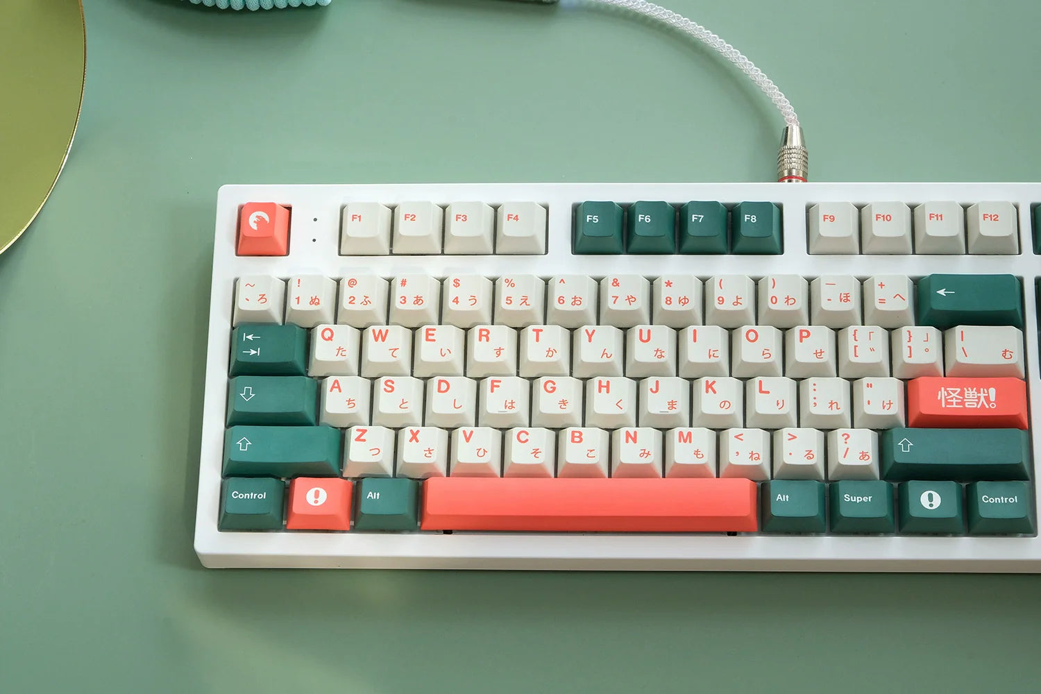 1 Set GMK Kaiju Keycaps PBT Dye Sublimation Key Caps Cherry Profile Keycap With ISO Enter 6U 6.5U 7U Spacebar