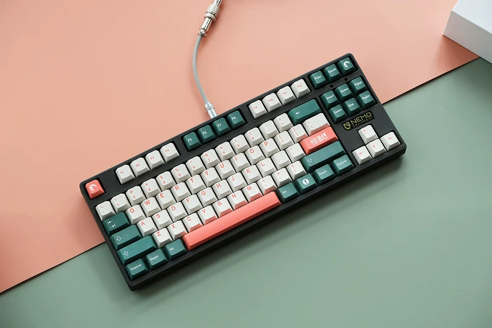 1 Set GMK Kaiju Keycaps PBT Dye Sublimation Key Caps Cherry Profile Keycap With ISO Enter 6U 6.5U 7U Spacebar