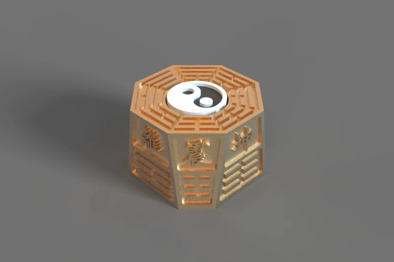 1 Piece Handmade Resin Key Cap Chinese Style Lion Dragon Seal Taiji-Bagua Pavilion Buddha Keycap For MX Switches