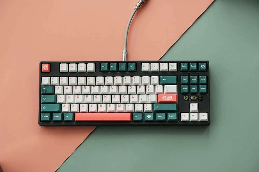 1 Set GMK Kaiju Keycaps PBT Dye Sublimation Key Caps Cherry Profile Keycap With ISO Enter 6U 6.5U 7U Spacebar