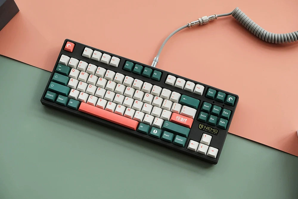 1 Set GMK Kaiju Keycaps PBT Dye Sublimation Key Caps Cherry Profile Keycap With ISO Enter 6U 6.5U 7U Spacebar