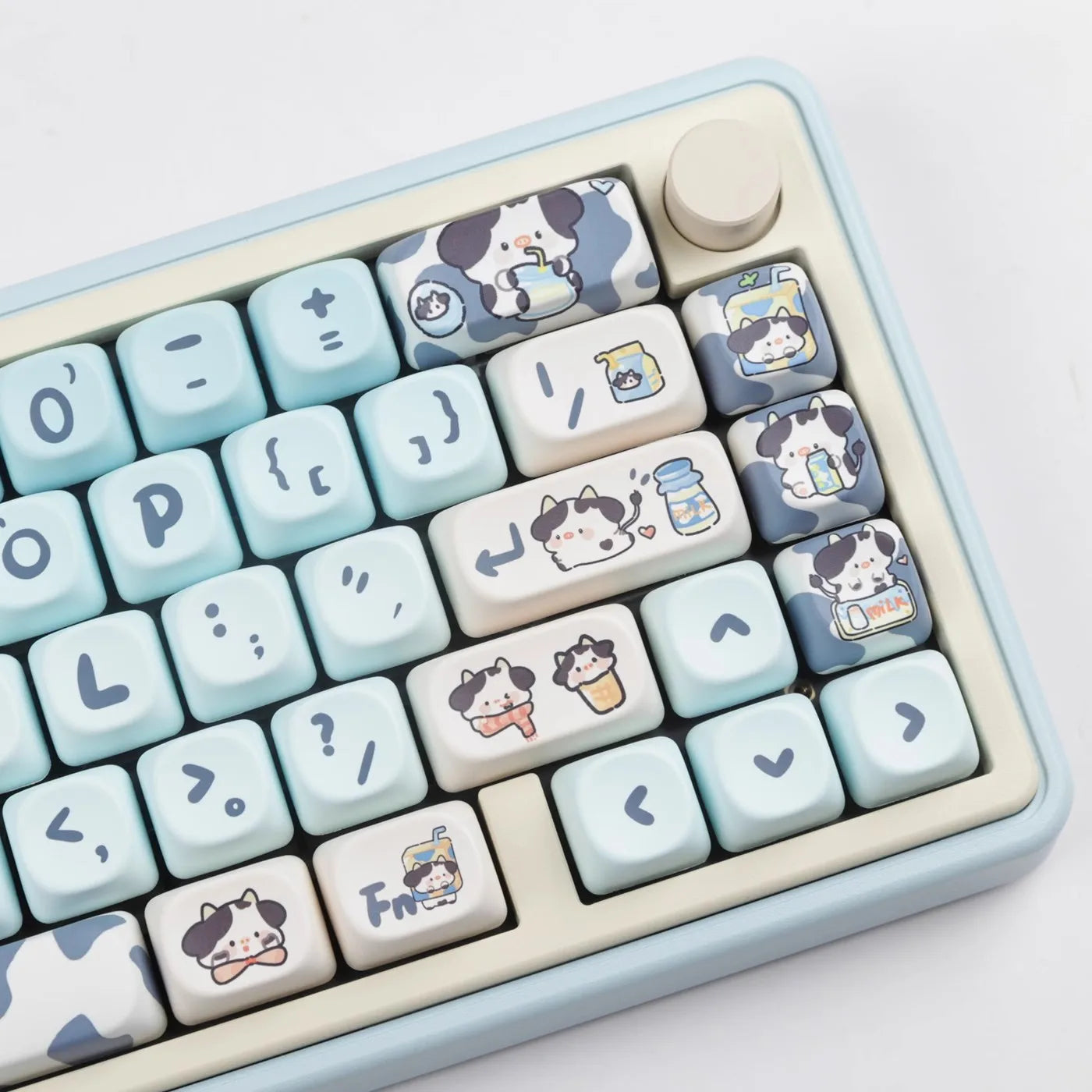 142 Keys MOA Profile Cartoon Theme Keycaps Thermal Five-side Dye-Sublimation Customized Key Caps Kit for Mechanical Keyboard
