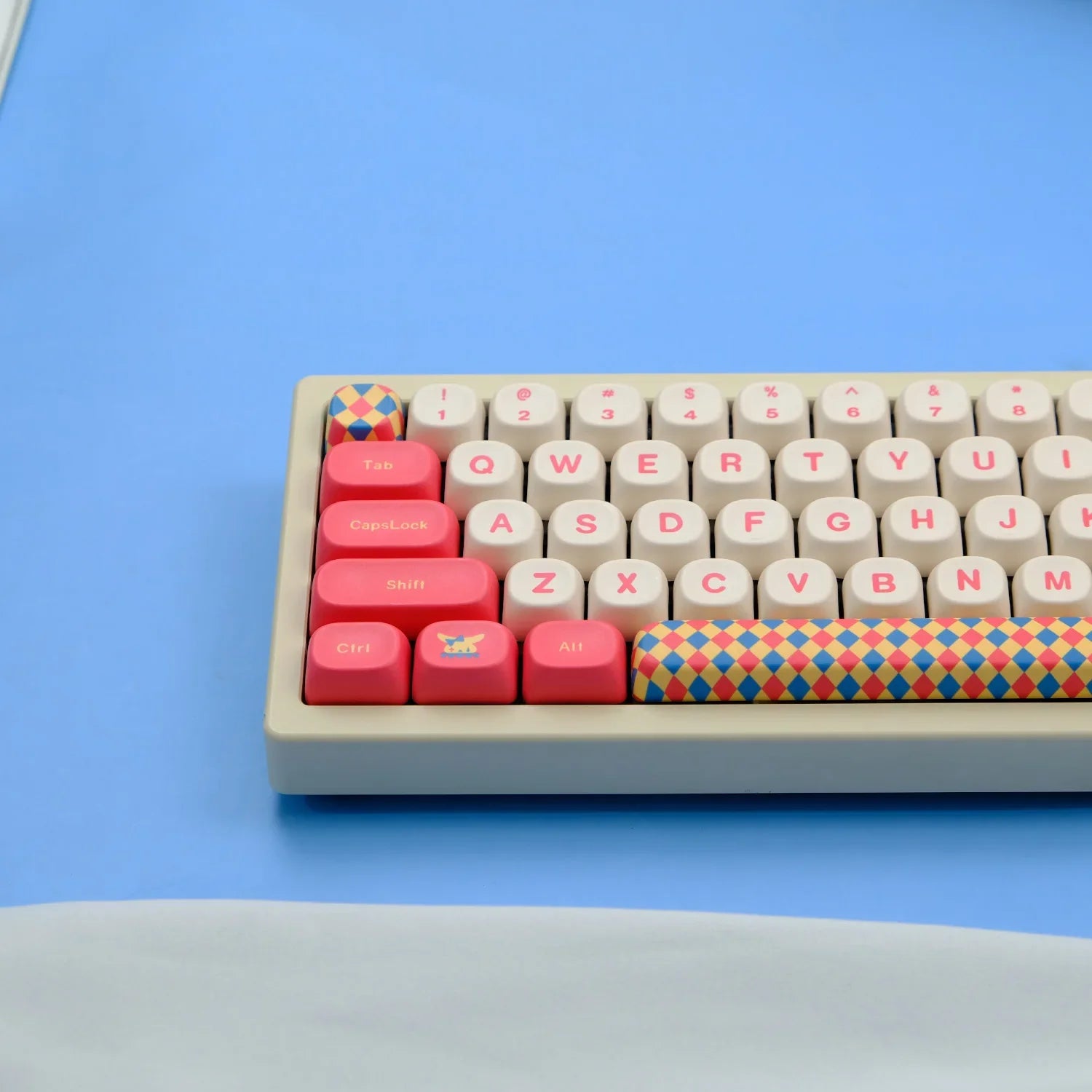 125 Keys/Set Cute Cats Circus Keycaps XDA Profile PBT Anime Game Keycaps for DIY MX Switches Minimalism Mechanical Keyboard Caps