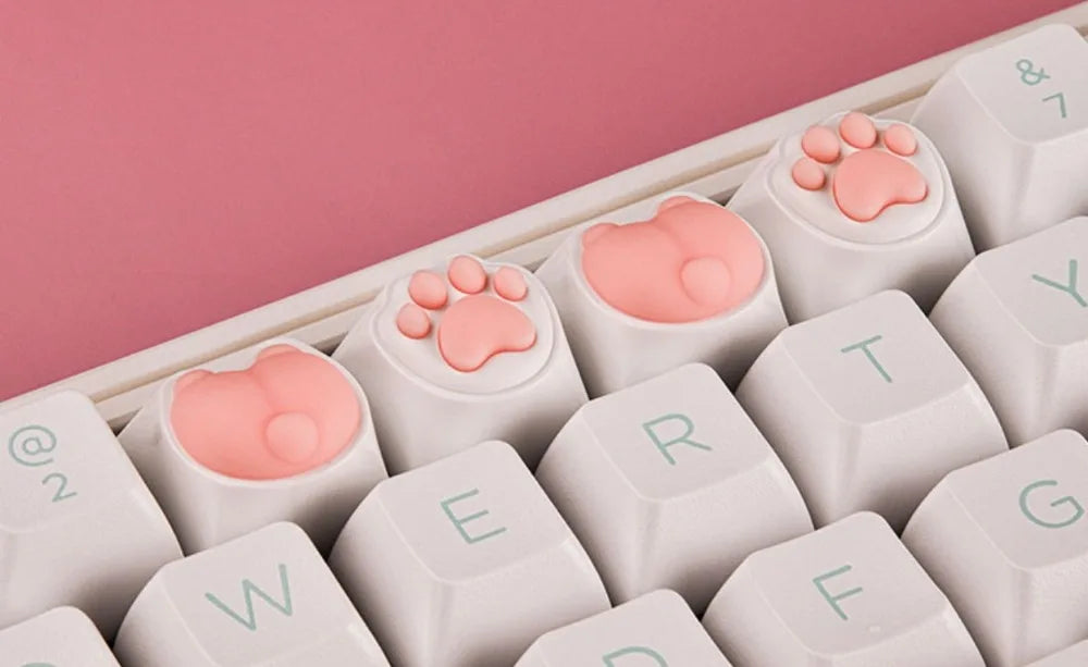 3D Cute Soft Cartoon Keycaps Replace for Cherry MX Gaming Mechanical Keyboard Keycap Keys Anime Custom Key Caps