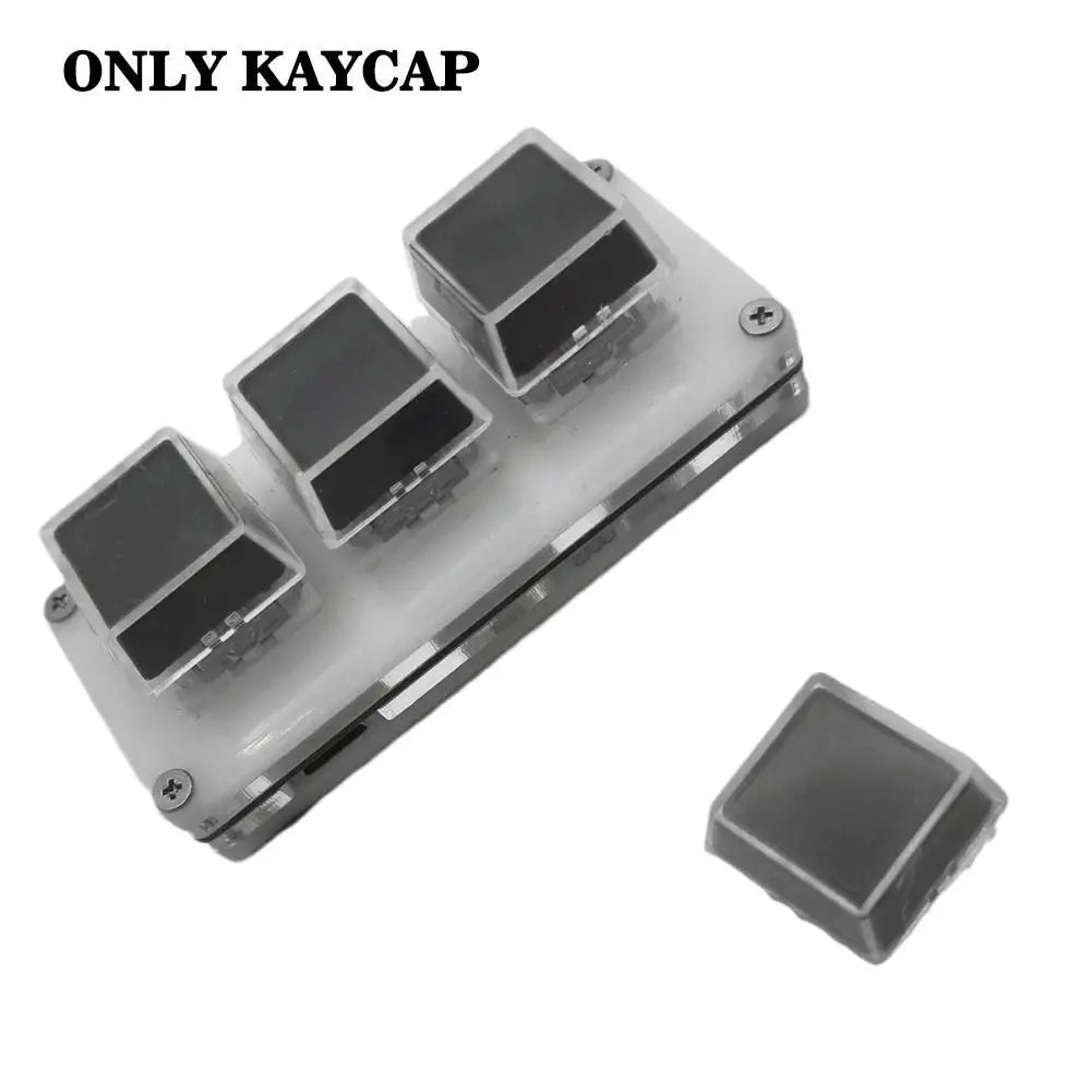 1/10 PcsTransparent Keycaps Double-layer Key Caps Removable Paper Clips Custom Keyboard Keycaps MX Switch Keycap Shell Protectio
