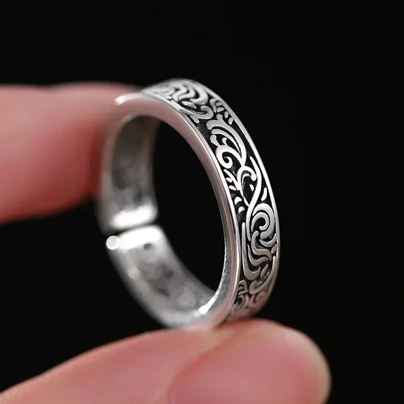 Punk Trend Spider Insect Open Adjustable Ring Men Street Hip Hop Fashion Cool Jewelry Boy Gift