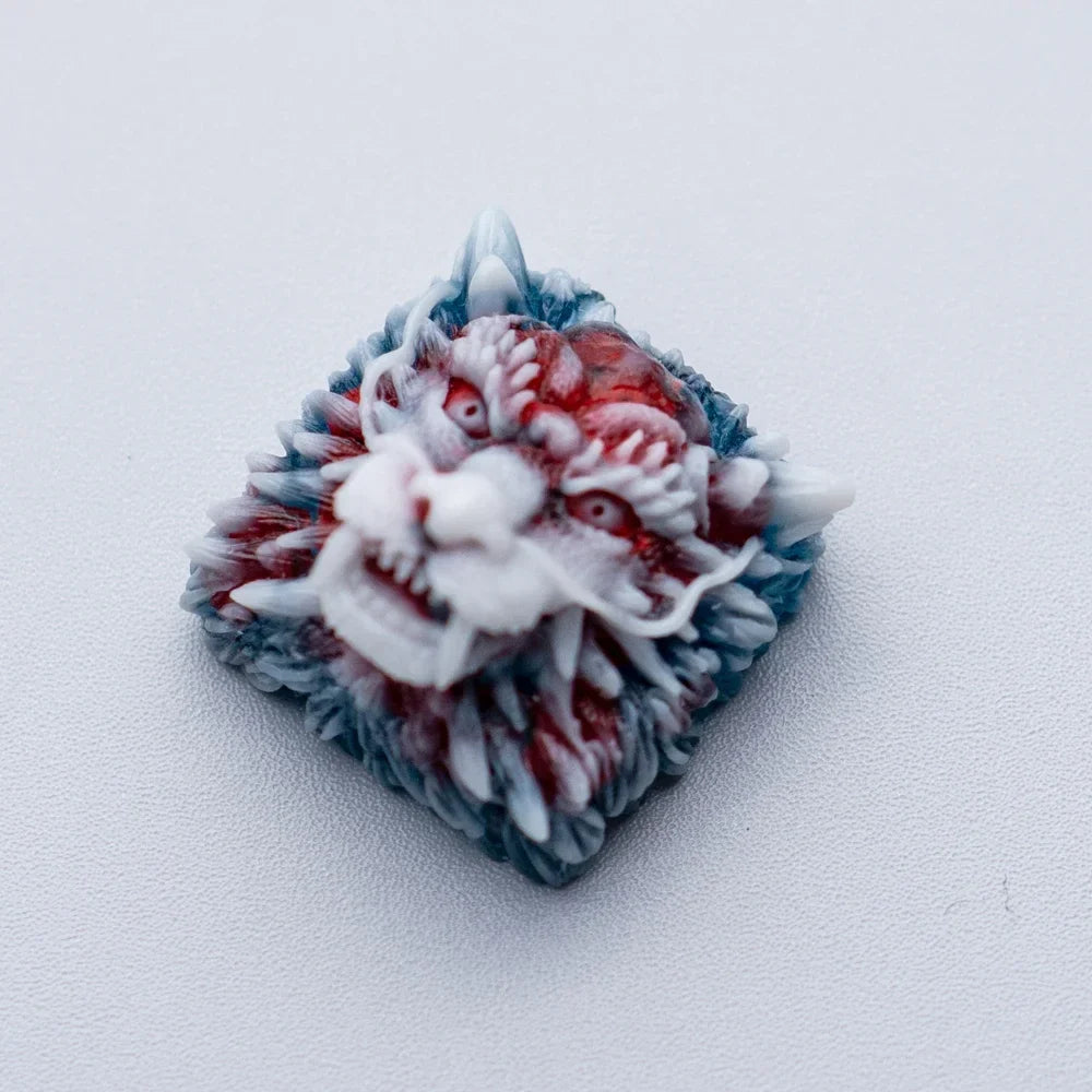 MiFuny Dragon Keycap 3D Handmade Resin Keycaps for Mechanical Keyboard Custom Cool Key Cap Keyboard Accessories Decoration Gift