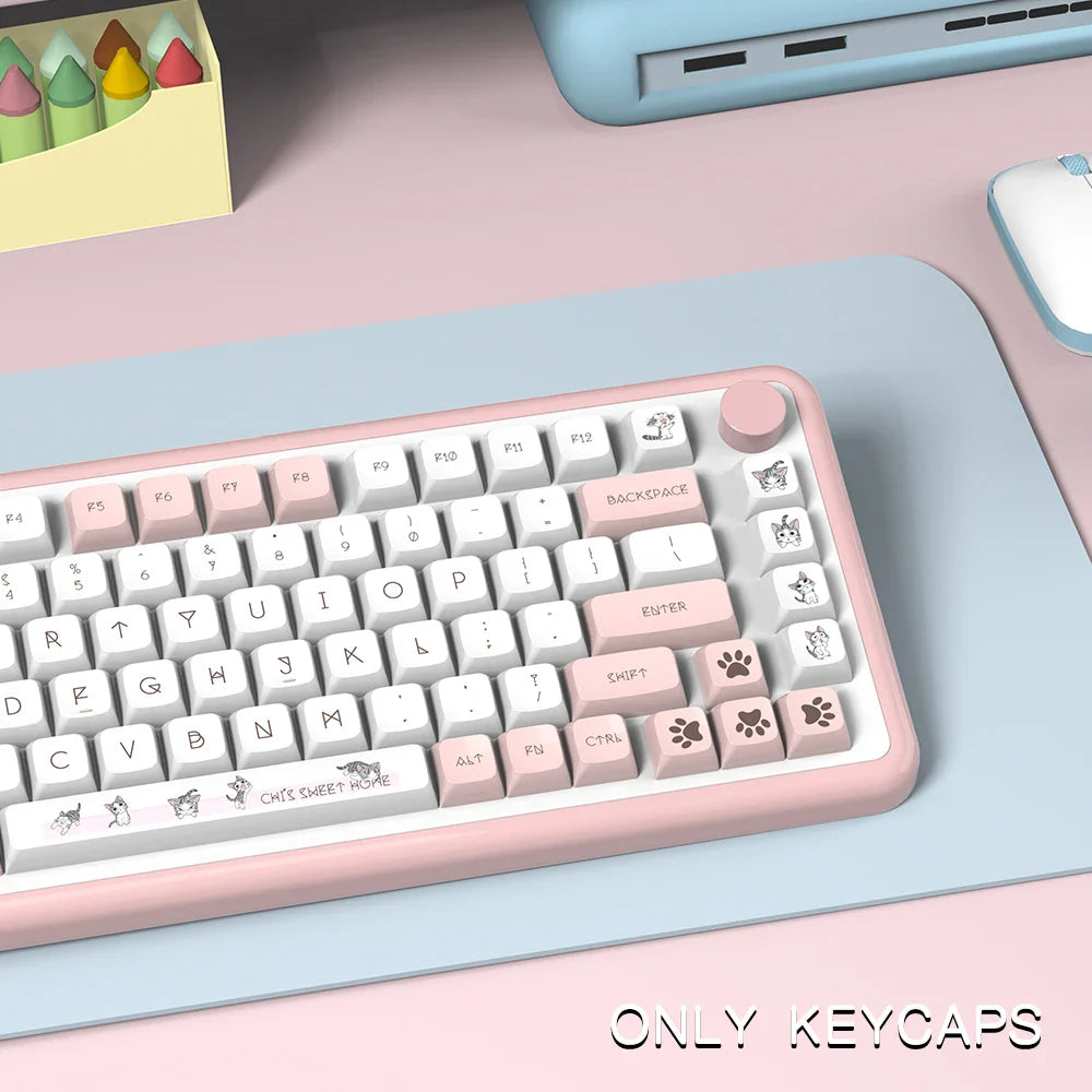 XDA Profile PBT keycaps Spanish Korean French German Portuguese Russian Japanese keycap For Cherry MX Mechanical Keyboard