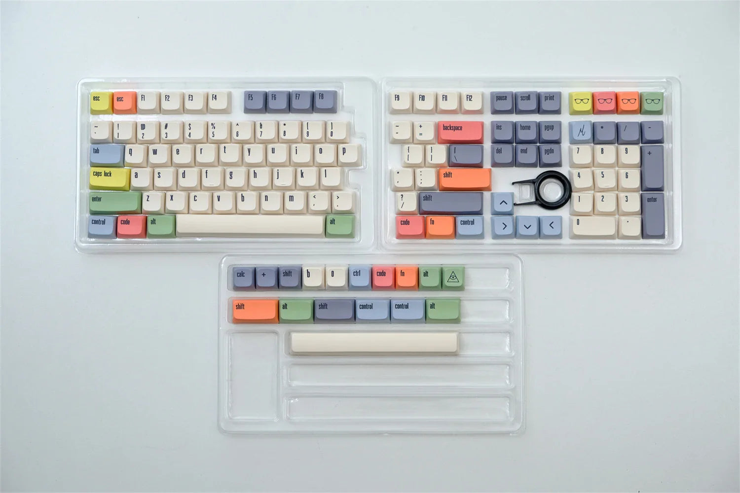 XDA PBT Keycaps Dye Sub Keycap For Mechanical Keyboard Gaming 75% Color Key Caps Wooting Minimalism Retro Custom DIY