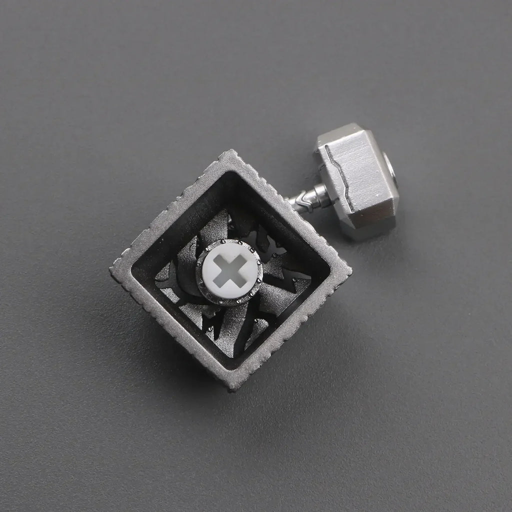 New 2In1 Resin Keycaps Thor Hammer for Mechanical Classic Retro Transparent Key Cap Suit Esc Button Personalized Keycaps