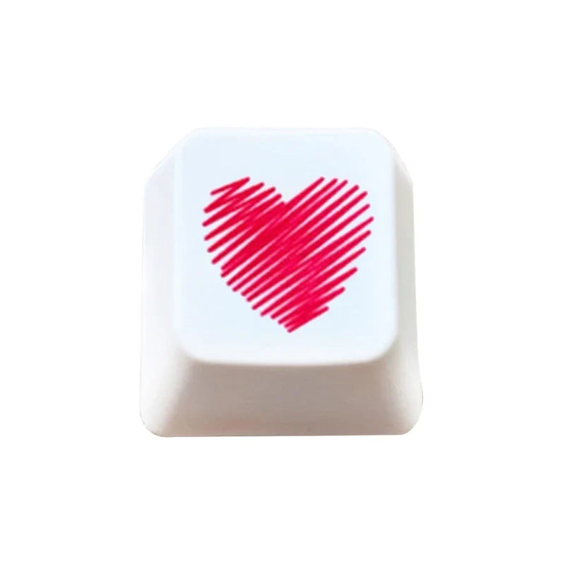 1PC PBT Custom Cartoon Anime for Cat Keycap Bottom Backlit Keycaps OEM Profile for DIY Mechanical Keyboard Children's Gi