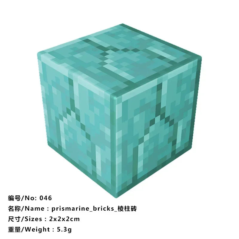 10pcs Minecraftinglys Magnetic Blocks Anime Children Puzzle Assembled Toy Doll Mini Magnetic Cube Model Kids Construction Toys