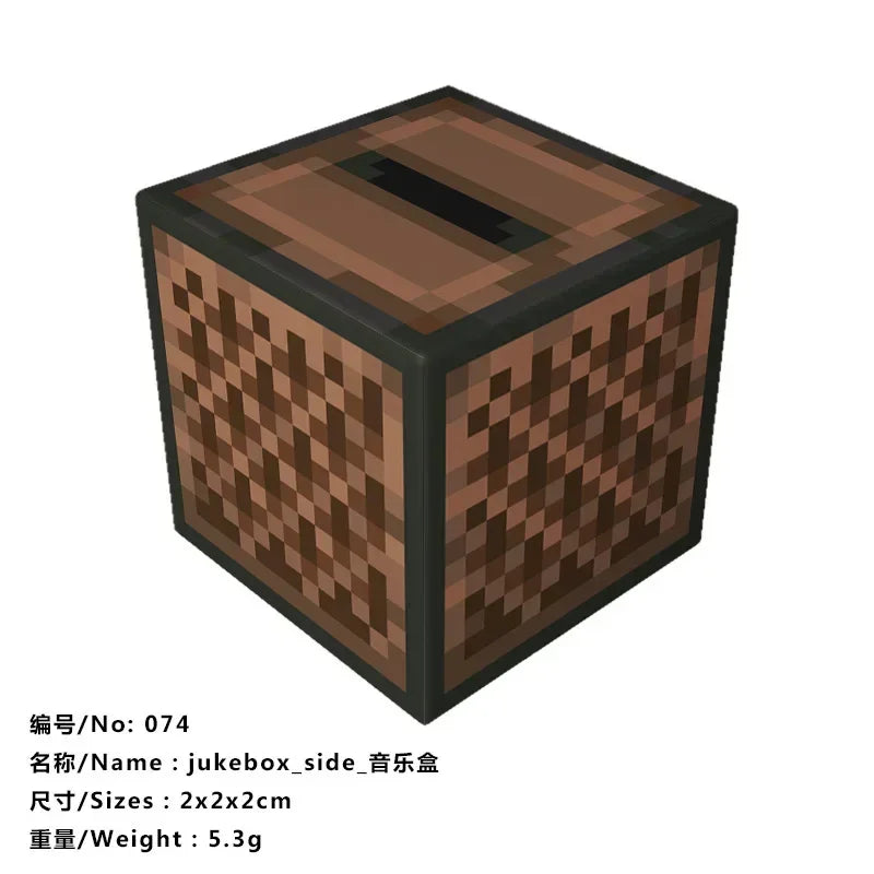 10pcs Minecraftinglys Magnetic Blocks Anime Children Puzzle Assembled Toy Doll Mini Magnetic Cube Model Kids Construction Toys