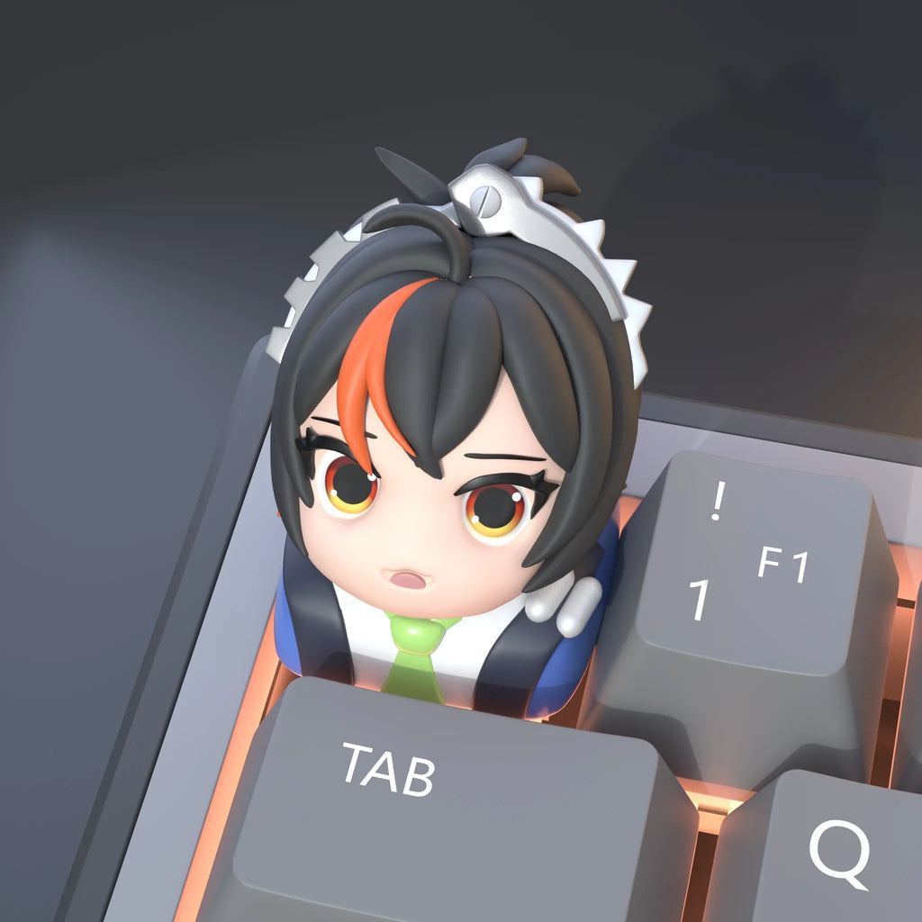 Zenless Zone Zero Keycap Custom Ellen Joe Amime Artisan Keycap Cute Kawaii Korean Point  Key Caps Mechanical Keyboard Accessory