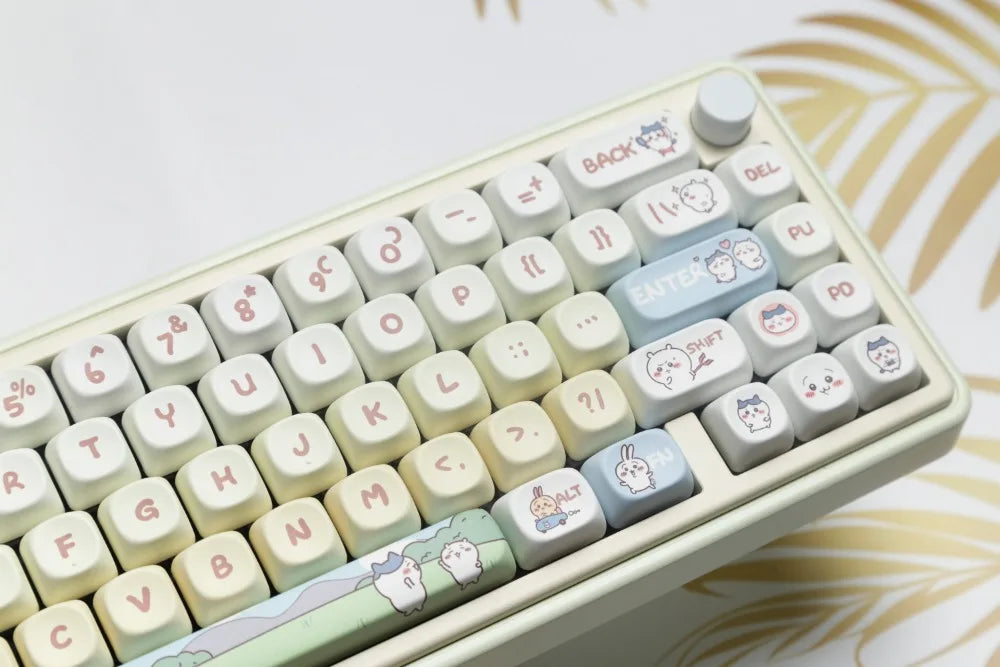 144 Keys Xiaoba Keycaps PBT Keycaps Five-sided Sublimation MOA Profile Keycaps For MX Switch Gaming Mechanical Keyboard Keycap