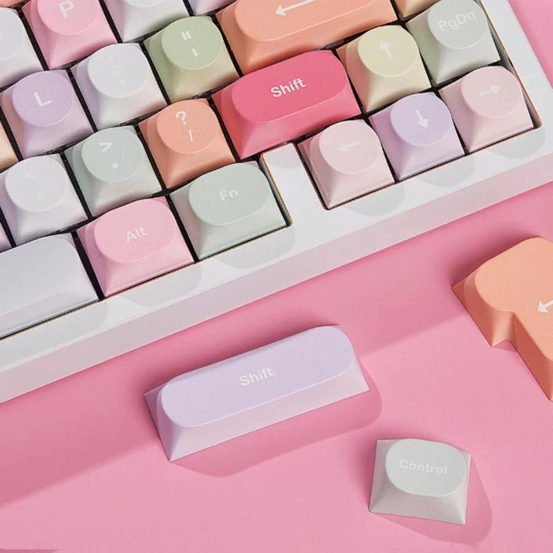 Transparent Keycaps PC 170 Keys Set for Mechanical Keyboard Keycap Accessories Personalized Customization DDA Profile Keycaps