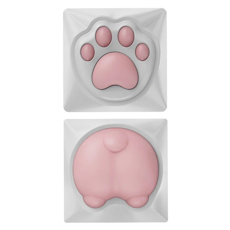 Unique and Durable Keycaps for Mechanical Keyboards Claw Design Silicone Pads Resistant to Corrosion and Heat Keycap