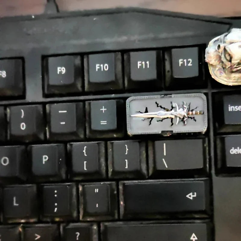 Anime Keycaps World of Warcraft Frostmourne Translucent Artisan Key Caps Mechanical Keyboard Caps Korean Keycap PC Gamer Gifts