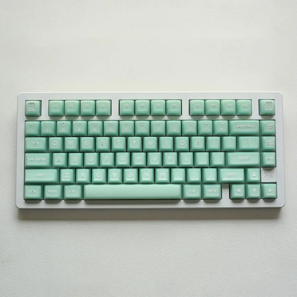 142 Keys SA Profile Keycaps Custom Marble Themed Double Shot PBT White Translucent Keyboards Keycap for MX Switch Game Keyboard