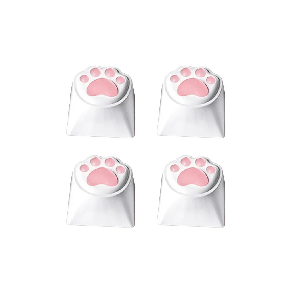 4Pcs 3D Cute Keycaps Replace Soft Cartoon Keycap Keys Anime Custom Key Caps for Cherry MX Gaming Mechanical Keyboard