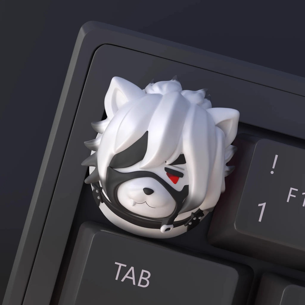 Zenless Zone Zero Keycap Custom Ellen Joe Amime Artisan Keycap Cute Kawaii Korean Point  Key Caps Mechanical Keyboard Accessory