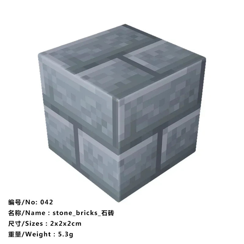 10pcs Minecraftinglys Magnetic Blocks Anime Children Puzzle Assembled Toy Doll Mini Magnetic Cube Model Kids Construction Toys