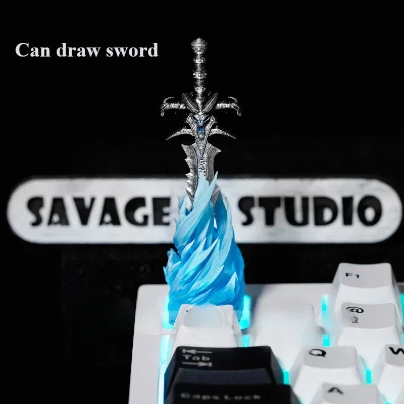 World of Warcraft Frostmourne Anime Keycaps Custom Key Caps for Mechanical Keyboard Caps Korean Keycap PC Game Peripheral Gifts