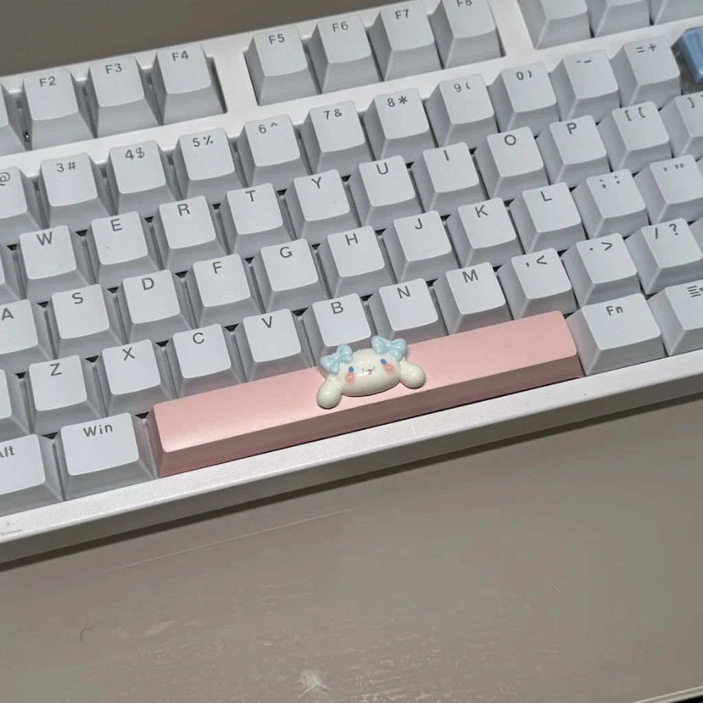6.25u Space Keycap Cross Axis Mechanical Keyboard OEM Height Bow Rabbit Rabbit Personalized Key Caps