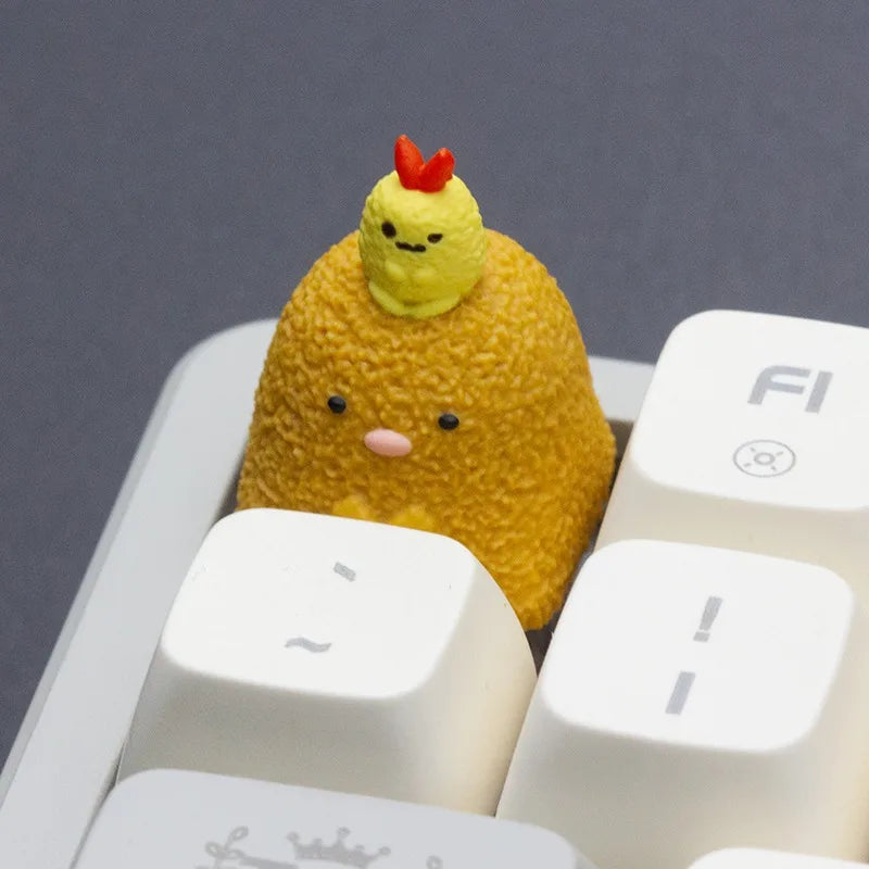 Sumikkogurashi Artisan Keycap Custom Handmade Personalized Resin KeyboardCap Cute Anime KeyCap for Mechanical Keyboard Cherry MX
