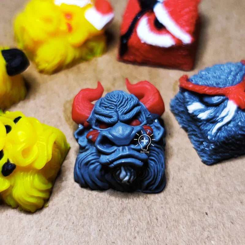 Owl Resin Keycaps Customized Replica with Personalized Translucent Creativity SA Cherry Profile Key Caps for Mechanical Keyboard