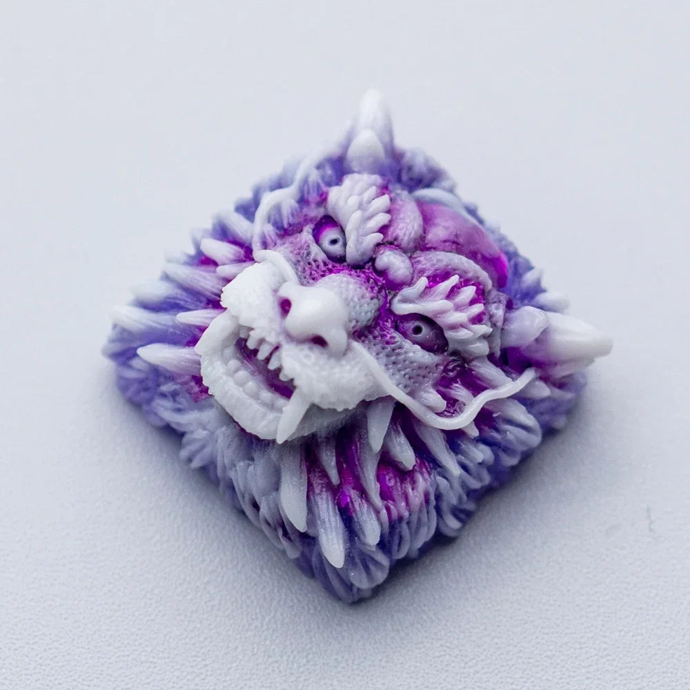 MiFuny Dragon Keycap 3D Handmade Resin Keycaps for Mechanical Keyboard Custom Cool Key Cap Keyboard Accessories Decoration Gift