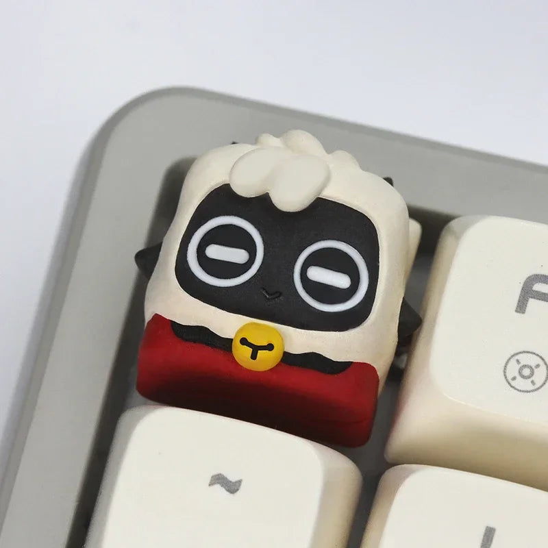 Anime Keycaps Cute Resin Keycap Cherry Profile Custom Artisan Keycaps for Mechanical Keyboard Key Caps Switch Opener Gamer Gifts