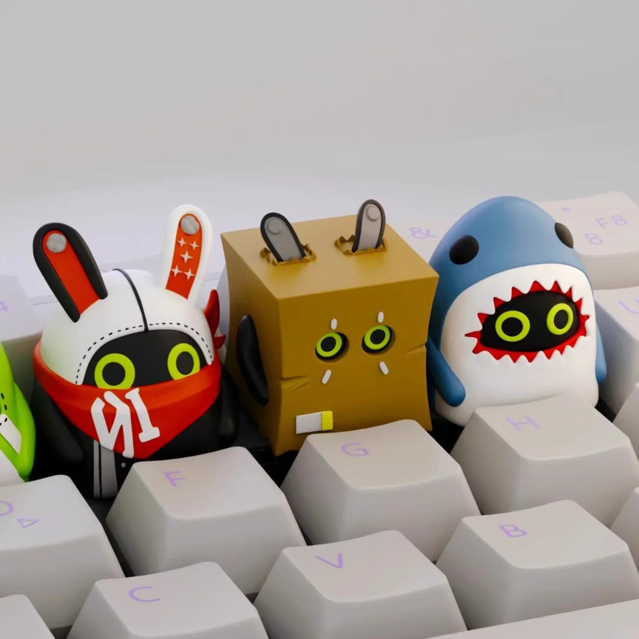 Zenless Zone Zero Keycap Custom Ellen Joe Amime Artisan Keycap Cute Kawaii Korean Point  Key Caps Mechanical Keyboard Accessory