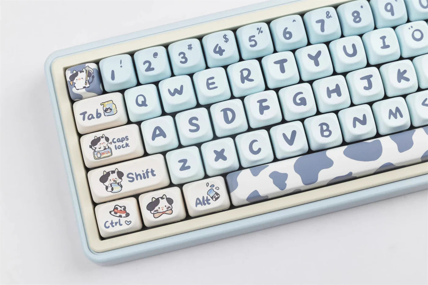 142 Keys MOA Profile Cartoon Theme Keycaps Thermal Five-side Dye-Sublimation Customized Key Caps Kit for Mechanical Keyboard