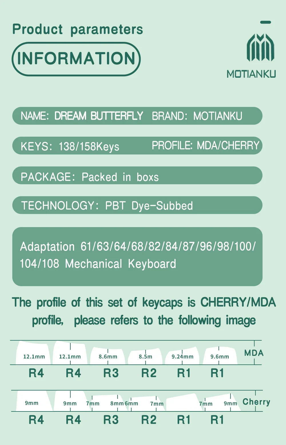 SLYTHERIN Theme Keycaps Cherry/MDA Profile Personalized Cartoon Keycap For Mechanical Keyboard with 7U and ISO key cap