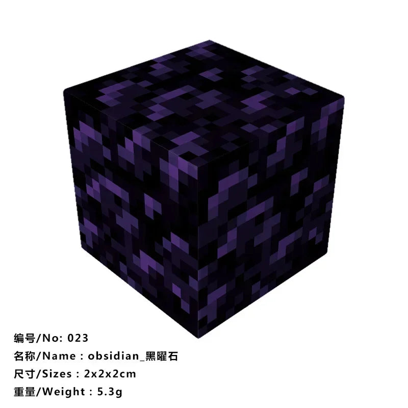 10pcs Minecraftinglys Magnetic Blocks Anime Children Puzzle Assembled Toy Doll Mini Magnetic Cube Model Kids Construction Toys