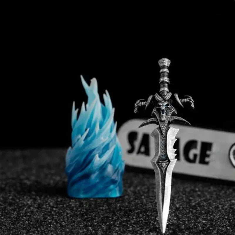World of Warcraft Frostmourne Anime Keycaps Translucent Key Caps Mechanical Keyboard Caps Korean Keycap PC Game Peripheral Gifts