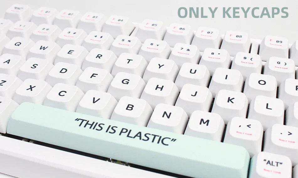 141 Keys XDA Profile Plastic Theme Keycaps PBT Dye Sublimation Key Caps Kit for GMK67 Gaming Mechanical Keyboard MX Switches