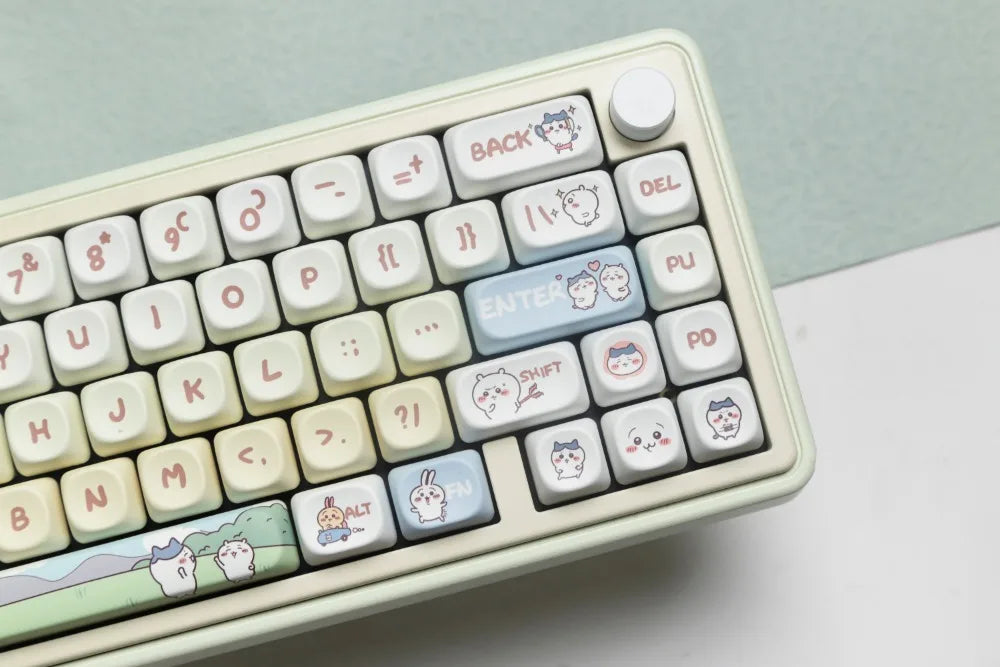144 Keys Xiaoba Keycaps PBT Keycaps Five-sided Sublimation MOA Profile Keycaps For MX Switch Gaming Mechanical Keyboard Keycap