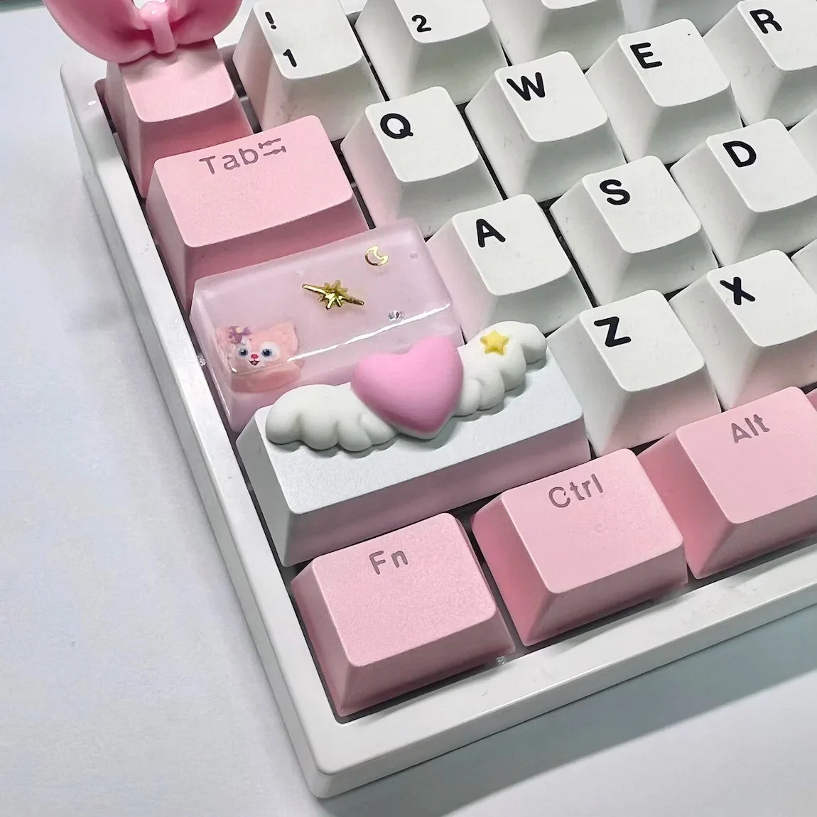 Shift/Enter Love Wings Personalized Keycap 2.25u Cross Axis Mechanical Keyboard Cute OEM Supplement Keycap