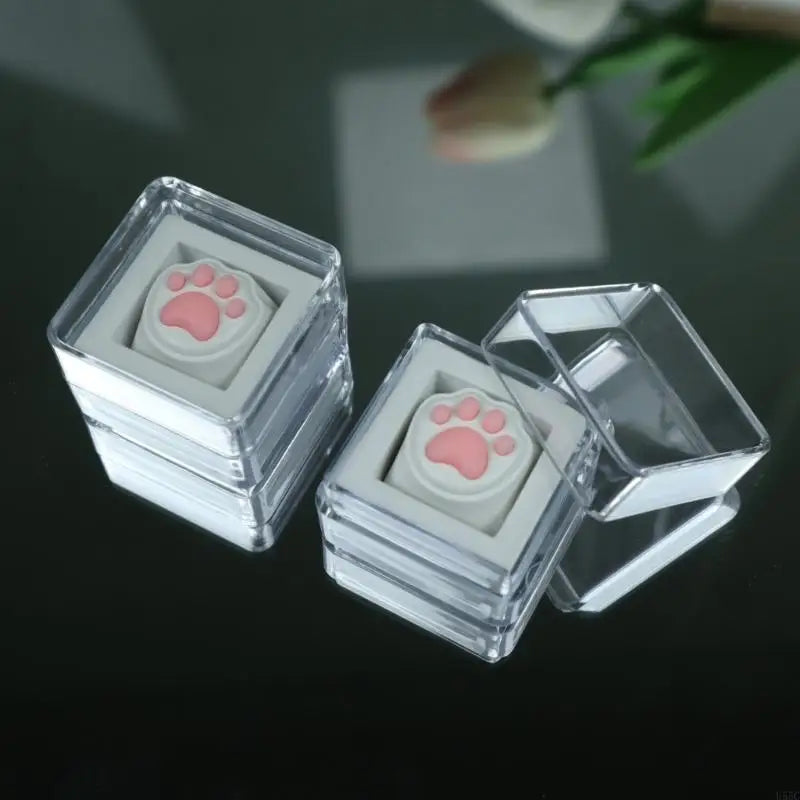 U55C 3D Soft Silicone Animal Claw Keycap for MX Mechanical Keyboards Cute and Colorful Keyboards Keycap Supplies Sublimations