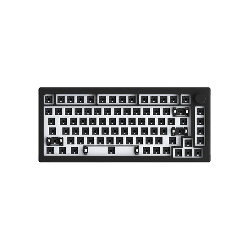 Akko 5075S VIA Kit 75% Barebone Keyboard Kit Custom Mechanical Gaming Keyboard RGB ANSI/ISO 3/5-Pin Hot-swappable Gasket Mounted
