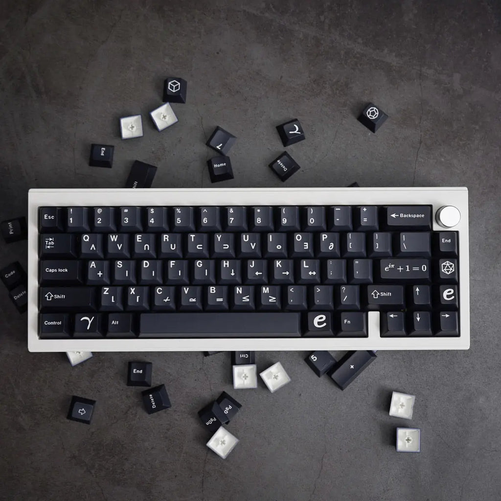 Keycaps Full Sublimation Black Compatible Mechanical Keyboard 61/87/108